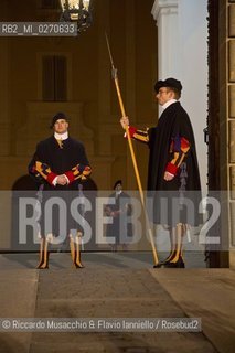 Castel Gandolfo (Rome) Feb 28 2013. The closing of the Papal Palaces doors, symbol of the end of the Pope Benedict XVIs pontificate.  ©Riccardo Musacchio & Flavio Ianniello/Rosebud2