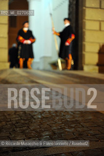 Castel Gandolfo (Rome) Feb 28 2013. The closing of the Papal Palaces doors, symbol of the end of the Pope Benedict XVIs pontificate.  ©Riccardo Musacchio & Flavio Ianniello/Rosebud2