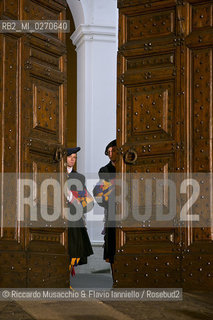 Castel Gandolfo (Rome) Feb 28 2013. The closing of the Papal Palaces doors, symbol of the end of the Pope Benedict XVIs pontificate.  ©Riccardo Musacchio & Flavio Ianniello/Rosebud2