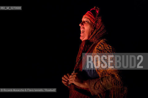 Rome Auditorium Music Park Feb 17 2013.Odin Teatret La vita cronica.Conductor Eugenio Barba with Odin Teatret ensemble.actors: Kai Bredholt, Roberta Carreri, Jan Ferslev, Elena Floris, Donald Kitt, Tage Larsen, Sofia Monsalve, Iben Nagel Rasmussen, Fausto Pro, Julia Varley.  ©Riccardo Musacchio & Flavio Ianniello/Rosebud2