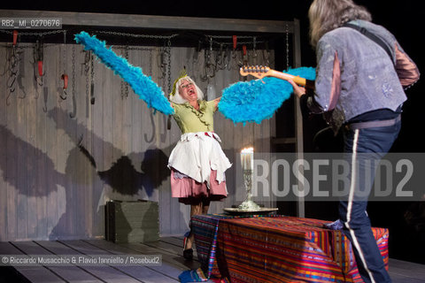 Rome Auditorium Music Park Feb 17 2013.Odin Teatret La vita cronica.Conductor Eugenio Barba with Odin Teatret ensemble.actors: Kai Bredholt, Roberta Carreri, Jan Ferslev, Elena Floris, Donald Kitt, Tage Larsen, Sofia Monsalve, Iben Nagel Rasmussen, Fausto Pro, Julia Varley.  ©Riccardo Musacchio & Flavio Ianniello/Rosebud2