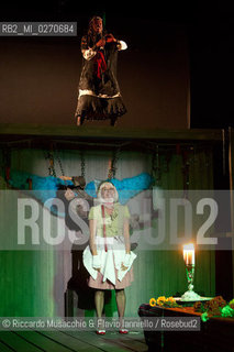 Rome Auditorium Music Park Feb 17 2013.Odin Teatret La vita cronica.Conductor Eugenio Barba with Odin Teatret ensemble.actors: Kai Bredholt, Roberta Carreri, Jan Ferslev, Elena Floris, Donald Kitt, Tage Larsen, Sofia Monsalve, Iben Nagel Rasmussen, Fausto Pro, Julia Varley.  ©Riccardo Musacchio & Flavio Ianniello/Rosebud2