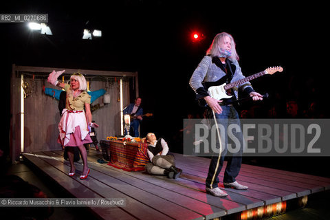 Rome Auditorium Music Park Feb 17 2013.Odin Teatret La vita cronica.Conductor Eugenio Barba with Odin Teatret ensemble.actors: Kai Bredholt, Roberta Carreri, Jan Ferslev, Elena Floris, Donald Kitt, Tage Larsen, Sofia Monsalve, Iben Nagel Rasmussen, Fausto Pro, Julia Varley.  ©Riccardo Musacchio & Flavio Ianniello/Rosebud2