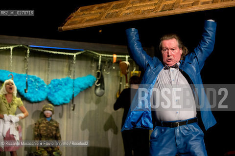 Rome Auditorium Music Park Feb 17 2013.Odin Teatret La vita cronica.Conductor Eugenio Barba with Odin Teatret ensemble.actors: Kai Bredholt, Roberta Carreri, Jan Ferslev, Elena Floris, Donald Kitt, Tage Larsen, Sofia Monsalve, Iben Nagel Rasmussen, Fausto Pro, Julia Varley.  ©Riccardo Musacchio & Flavio Ianniello/Rosebud2