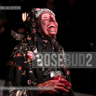 Rome Auditorium Music Park Feb 17 2013.Odin Teatret La vita cronica.Conductor Eugenio Barba with Odin Teatret ensemble.actors: Kai Bredholt, Roberta Carreri, Jan Ferslev, Elena Floris, Donald Kitt, Tage Larsen, Sofia Monsalve, Iben Nagel Rasmussen, Fausto Pro, Julia Varley.  ©Riccardo Musacchio & Flavio Ianniello/Rosebud2