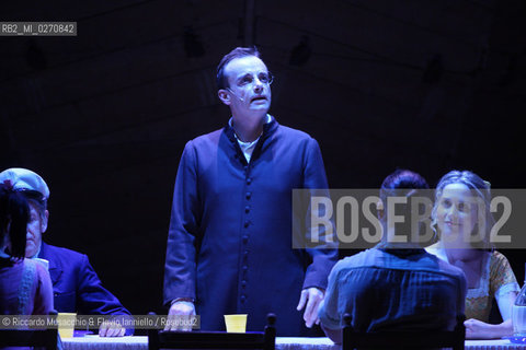 Fabriano, 21 11 2009 Debutto Aggiungi Un Posto a Tavola il Musical.di Garinei e Giovannini con la collaborazione.di Jaja Fiastri.Musiche di Armando Trovajoli.Coreografie di Gino Landi.Messa in Scena di Johnny Dorelli.con Gianluca Guidi, Enzo Garinei e Marisa Laurito.e con Marco Simeoli e Valentina Cenni.. ©Riccardo Musacchio & Flavio Ianniello/Rosebud2