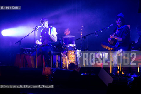 Rome, Auditorium Music Park  Feb 21 2013.The Italian rock band Negrita in concert. ©Riccardo Musacchio & Flavio Ianniello/Rosebud2