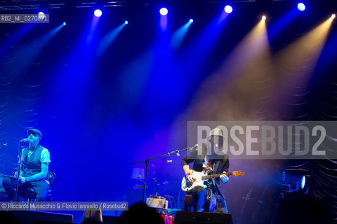 Rome, Auditorium Music Park  Feb 21 2013.The Italian rock band Negrita in concert. ©Riccardo Musacchio & Flavio Ianniello/Rosebud2