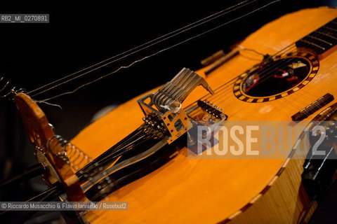 Rome, Auditorium Music Park Mar 02 2013.Antonello Salis: accordion, piano.Paolo Angeli sardinian guitar. ©Riccardo Musacchio & Flavio Ianniello/Rosebud2