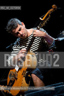 Rome, Auditorium Music Park Mar 02 2013.Antonello Salis: accordion, piano.Paolo Angeli sardinian guitar. ©Riccardo Musacchio & Flavio Ianniello/Rosebud2