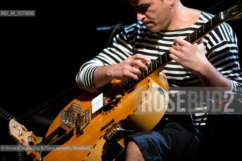 Rome, Auditorium Music Park Mar 02 2013.Antonello Salis: accordion, piano.Paolo Angeli sardinian guitar. ©Riccardo Musacchio & Flavio Ianniello/Rosebud2