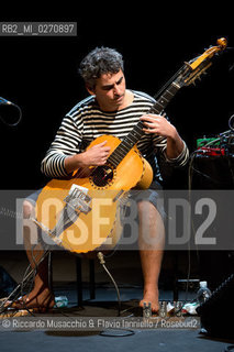 Rome, Auditorium Music Park Mar 02 2013.Antonello Salis: accordion, piano.Paolo Angeli sardinian guitar. ©Riccardo Musacchio & Flavio Ianniello/Rosebud2