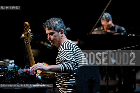 Rome, Auditorium Music Park Mar 02 2013.Antonello Salis: accordion, piano.Paolo Angeli sardinian guitar. ©Riccardo Musacchio & Flavio Ianniello/Rosebud2