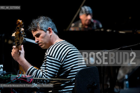 Rome, Auditorium Music Park Mar 02 2013.Antonello Salis: accordion, piano.Paolo Angeli sardinian guitar. ©Riccardo Musacchio & Flavio Ianniello/Rosebud2