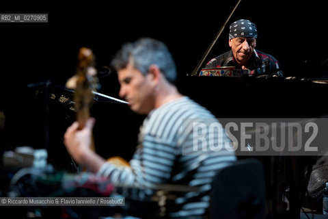 Rome, Auditorium Music Park Mar 02 2013.Antonello Salis: accordion, piano.Paolo Angeli sardinian guitar. ©Riccardo Musacchio & Flavio Ianniello/Rosebud2