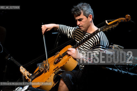 Rome, Auditorium Music Park Mar 02 2013.Antonello Salis: accordion, piano.Paolo Angeli sardinian guitar. ©Riccardo Musacchio & Flavio Ianniello/Rosebud2