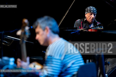 Rome, Auditorium Music Park Mar 02 2013.Antonello Salis: accordion, piano.Paolo Angeli sardinian guitar. ©Riccardo Musacchio & Flavio Ianniello/Rosebud2