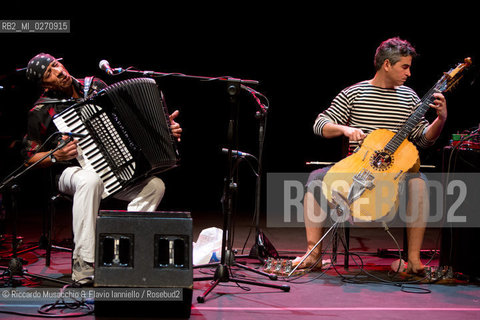 Rome, Auditorium Music Park Mar 02 2013.Antonello Salis: accordion, piano.Paolo Angeli sardinian guitar. ©Riccardo Musacchio & Flavio Ianniello/Rosebud2