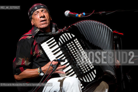 Rome, Auditorium Music Park Mar 02 2013.Antonello Salis: accordion, piano.Paolo Angeli sardinian guitar. ©Riccardo Musacchio & Flavio Ianniello/Rosebud2