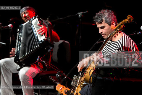 Rome, Auditorium Music Park Mar 02 2013.Antonello Salis: accordion, piano.Paolo Angeli sardinian guitar. ©Riccardo Musacchio & Flavio Ianniello/Rosebud2