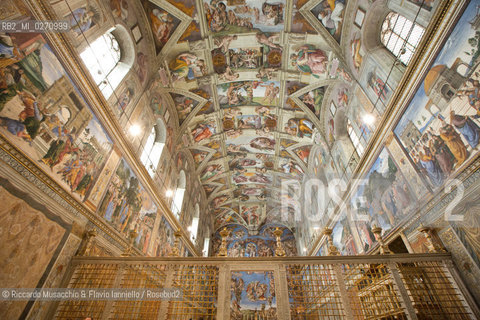 Città del Vaticano 09 03 2013.Visita nella Cappella Sistina in attesa del Conclave. ©Riccardo Musacchio & Flavio Ianniello/Rosebud2