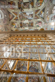 Città del Vaticano 09 03 2013.Visita nella Cappella Sistina in attesa del Conclave. ©Riccardo Musacchio & Flavio Ianniello/Rosebud2