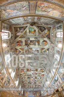 Città del Vaticano 09 03 2013.Visita nella Cappella Sistina in attesa del Conclave. ©Riccardo Musacchio & Flavio Ianniello/Rosebud2