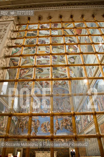 Città del Vaticano 09 03 2013.Visita nella Cappella Sistina in attesa del Conclave. ©Riccardo Musacchio & Flavio Ianniello/Rosebud2
