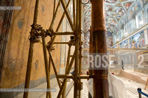 Città del Vaticano 09 03 2013.Visita nella Cappella Sistina in attesa del Conclave. ©Riccardo Musacchio & Flavio Ianniello/Rosebud2