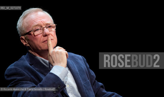 Rome, Auditorium Music Park Mar 10 2013.Libri come. Festa del Libro e della Lettura, anteprima.Israeli author David Grossman Caduto fuori dal tempo .conversation with Marino Sinibaldi..reading of Alvia Reale and Graziano Piazza. ©Riccardo Musacchio & Flavio Ianniello/Rosebud2