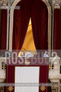 Vatican City, Italy - March 13 2013. Cardinal Jorge Mario Bergoglio, archbishop of Buenos Aires, elected as Pope Francesco.  ©Riccardo Musacchio & Flavio Ianniello/Rosebud2