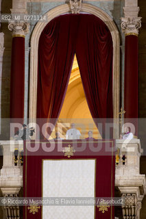 Vatican City, Italy - March 13 2013. Cardinal Jorge Mario Bergoglio, archbishop of Buenos Aires, elected as Pope Francesco.  ©Riccardo Musacchio & Flavio Ianniello/Rosebud2