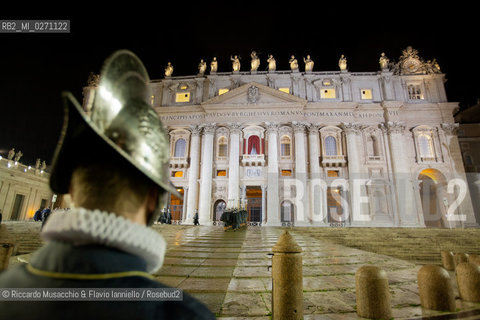 Vatican City, Italy - March 13 2013. Cardinal Jorge Mario Bergoglio, archbishop of Buenos Aires, elected as Pope Francesco.  ©Riccardo Musacchio & Flavio Ianniello/Rosebud2