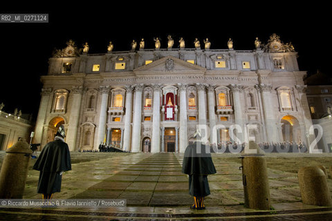 Vatican City, Italy - March 13 2013. Cardinal Jorge Mario Bergoglio, archbishop of Buenos Aires, elected as Pope Francesco.  ©Riccardo Musacchio & Flavio Ianniello/Rosebud2