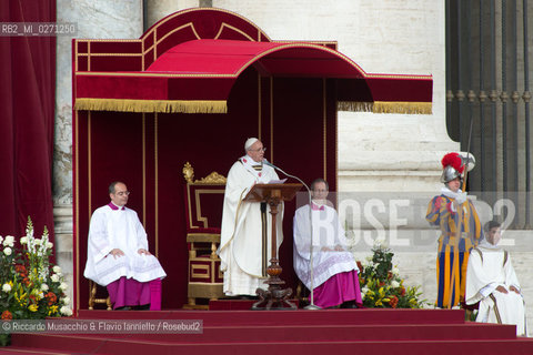 Città del Vaticano Mar 19 2013.Cerimonia di Intronizzazione di Papa Francesco. ©Riccardo Musacchio & Flavio Ianniello/Rosebud2