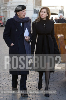 Città del Vaticano Mar 19 2013.Cerimonia di Intronizzazione di Papa Francesco..Nella foto: il principe Ruspoli con la moglie Maria Pia. ©Riccardo Musacchio & Flavio Ianniello/Rosebud2