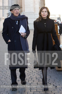 Città del Vaticano Mar 19 2013.Cerimonia di Intronizzazione di Papa Francesco..Nella foto: il principe Ruspoli con la moglie Maria Pia. ©Riccardo Musacchio & Flavio Ianniello/Rosebud2