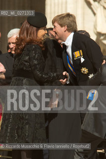 Città del Vaticano Mar 19 2013.Cerimonia di Intronizzazione di Papa Francesco..Nella foto: la Presidente Argentina Cristina Kirchner saluta i principi di Olanda Maxima e Willem-Alexander . ©Riccardo Musacchio & Flavio Ianniello/Rosebud2