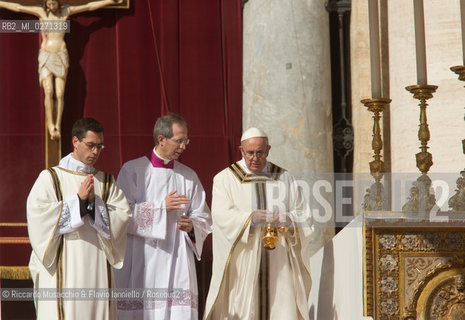 Città del Vaticano Mar 19 2013.Cerimonia di Intronizzazione di Papa Francesco. ©Riccardo Musacchio & Flavio Ianniello/Rosebud2
