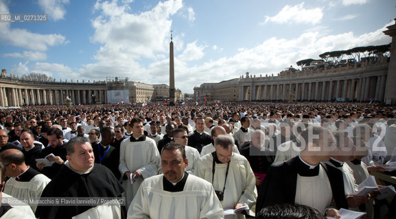 Città del Vaticano Mar 19 2013.Cerimonia di Intronizzazione di Papa Francesco. ©Riccardo Musacchio & Flavio Ianniello/Rosebud2