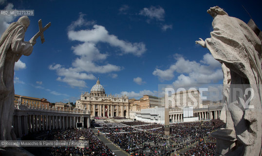Città del Vaticano Mar 19 2013.Cerimonia di Intronizzazione di Papa Francesco. ©Riccardo Musacchio & Flavio Ianniello/Rosebud2