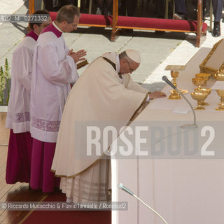Città del Vaticano Mar 19 2013.Cerimonia di Intronizzazione di Papa Francesco. ©Riccardo Musacchio & Flavio Ianniello/Rosebud2