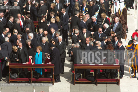Città del Vaticano Mar 19 2013.Cerimonia di Intronizzazione di Papa Francesco. ©Riccardo Musacchio & Flavio Ianniello/Rosebud2