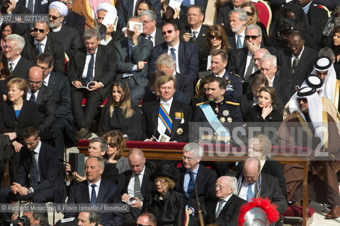Città del Vaticano Mar 19 2013.Cerimonia di Intronizzazione di Papa Francesco. ©Riccardo Musacchio & Flavio Ianniello/Rosebud2