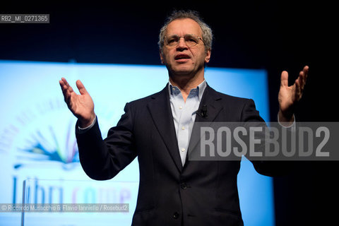 Roma, Auditorium Parco della Musica 15 03 2013.Libri Come, Festa del Libro e della Lettura.Nella foto: Enrico Mentana. ©Riccardo Musacchio & Flavio Ianniello/Rosebud2