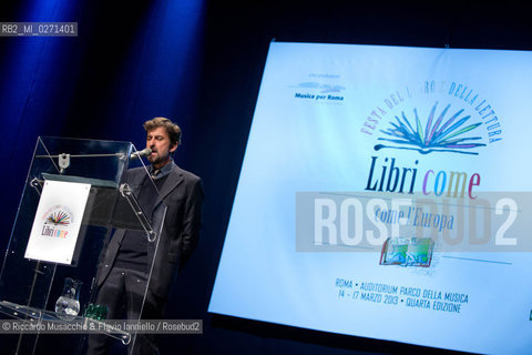 Roma, Auditorium Parco della Musica 16 03 2013.Libri Come, Festa del Libro e della Lettura..Nella foto: Nanni Moretti. ©Riccardo Musacchio & Flavio Ianniello/Rosebud2