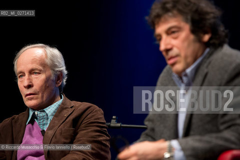 Roma, Auditorium Parco della Musica 16 03 2013.Libri Come, Festa del Libro e della Lettura..Nella foto: Richard Ford intervistato da Sandro Veronesi. ©Riccardo Musacchio & Flavio Ianniello/Rosebud2