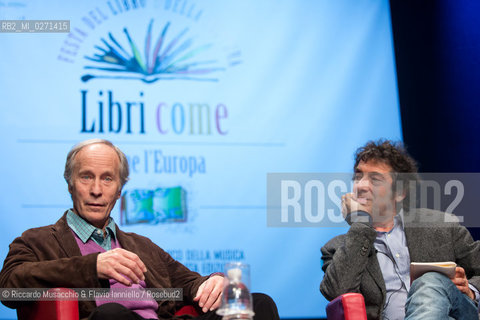 Roma, Auditorium Parco della Musica 16 03 2013.Libri Come, Festa del Libro e della Lettura..Nella foto: Richard Ford intervistato da Sandro Veronesi. ©Riccardo Musacchio & Flavio Ianniello/Rosebud2