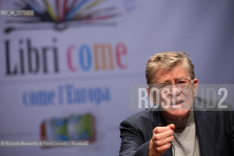 Roma, Auditorium Parco della Musica 17 03 2013.Libri Come, Festa del Libro e della Lettura..Nella foto: Ermanno Olmi intervistato da Marino Sinibaldi. ©Riccardo Musacchio & Flavio Ianniello/Rosebud2