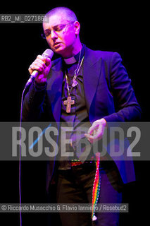 Rome, Auditorium Music Park  Apr 07 2013.Irish singer-songwriter Sinéad OConnor in concert.The Crazy Baldhead Tour . ©Riccardo Musacchio & Flavio Ianniello/Rosebud2